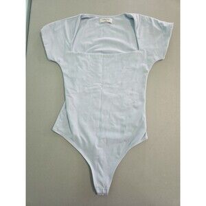 Babaton Contour Tank Bodysuit Square Neck Light blue medium Thong